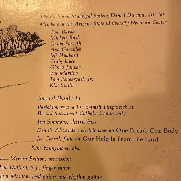 Wood hath hope liturgical music John Foley S.J. LP vinyl record album Christian - Picture 14 of 16